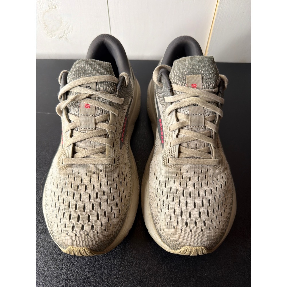 Brooks Womens Size 8 Ghost 16 Grey Pink Running Shoes 1204071B006